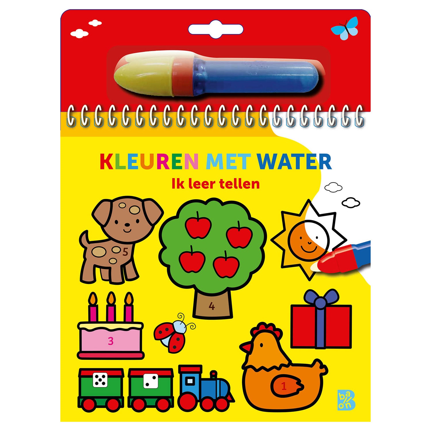 Standaard Uitgeverij - Standaard Uitgeverij Kleuren met water - ik leer tellen