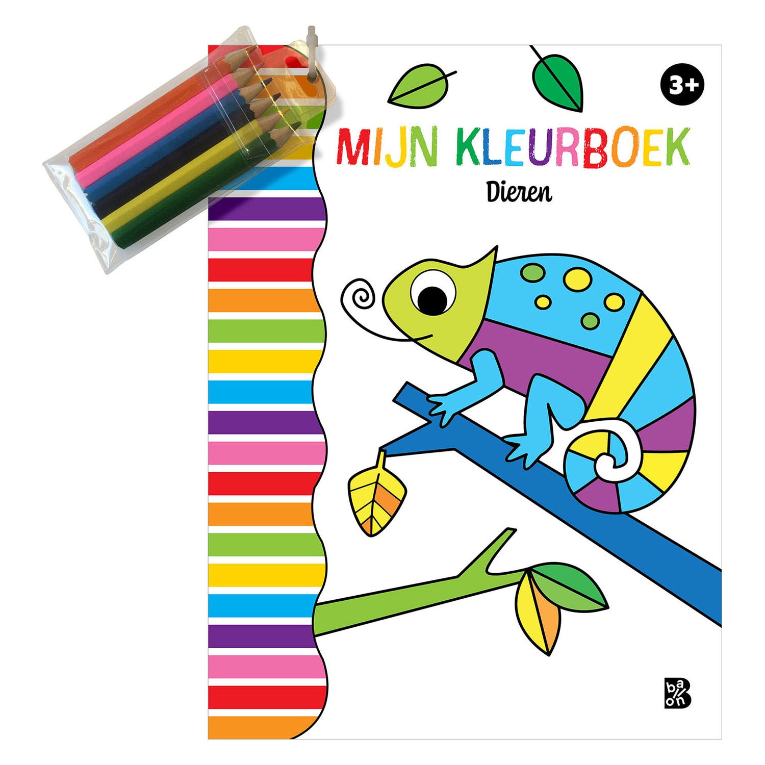 Standaard Uitgeverij - Standaard Uitgeverij Kleurboek met potloodjes - dieren
