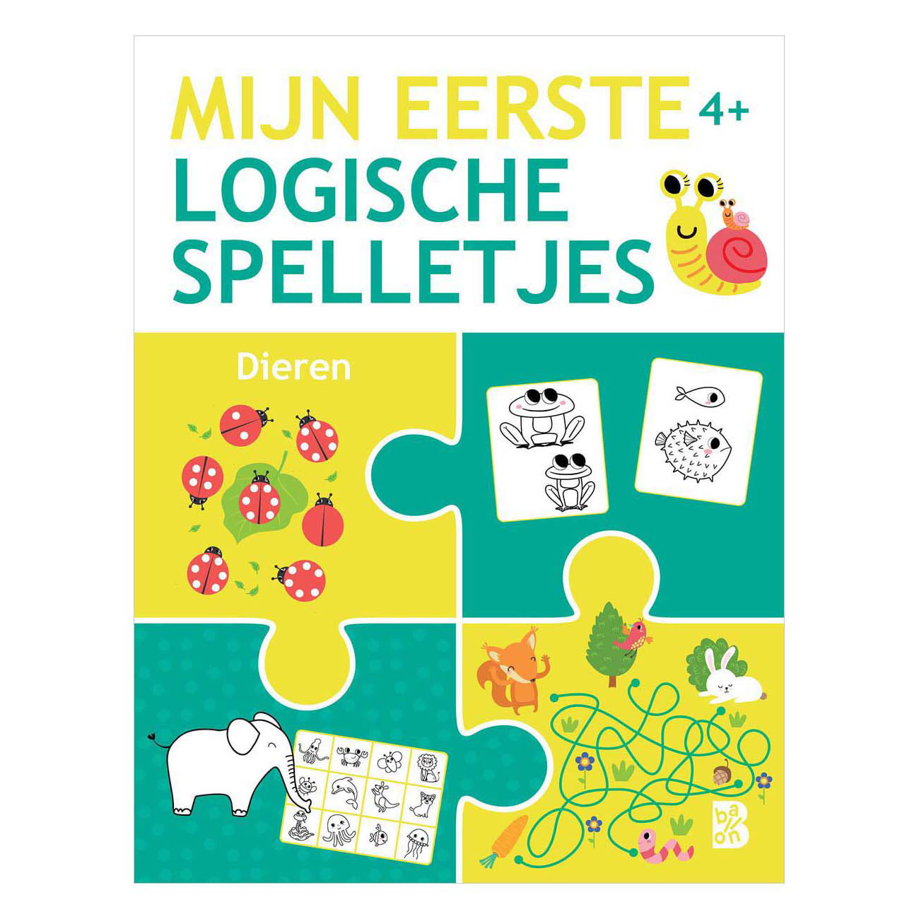Standaard Uitgeverij - Standaard Uitgeverij Mijn eerste logische spelletjes 4+ dieren