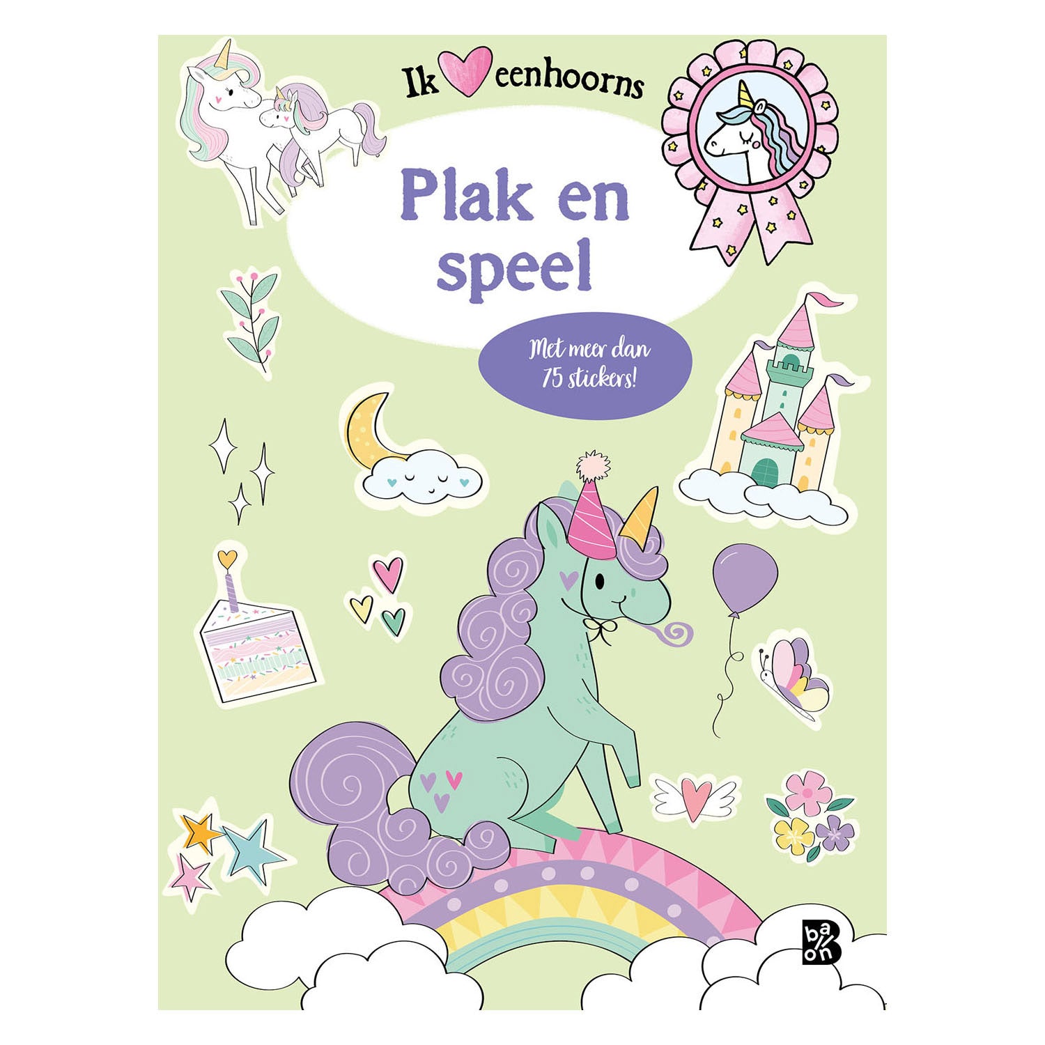 Standaard Uitgeverij - Standaard Uitgeverij Eenhoorns spelletjesboek met stickers