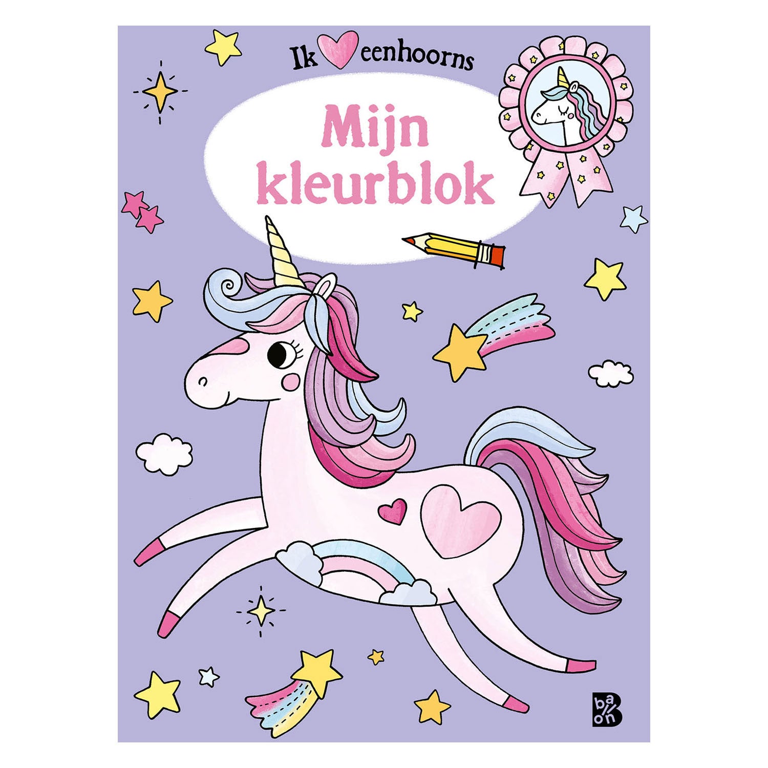 Standaard uitgeverij eenhoorns kleurblok