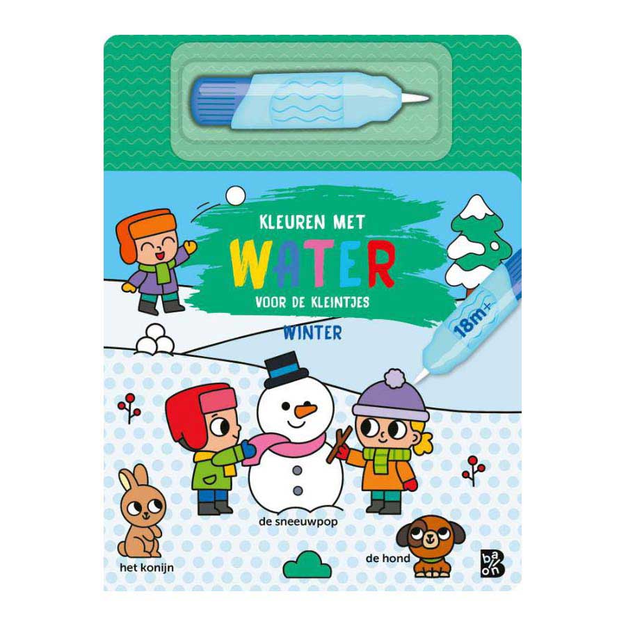 Standaard Uitgeverij - Standaard Uitgeverij Kleuren met water voor de kleintjes winter 18m+