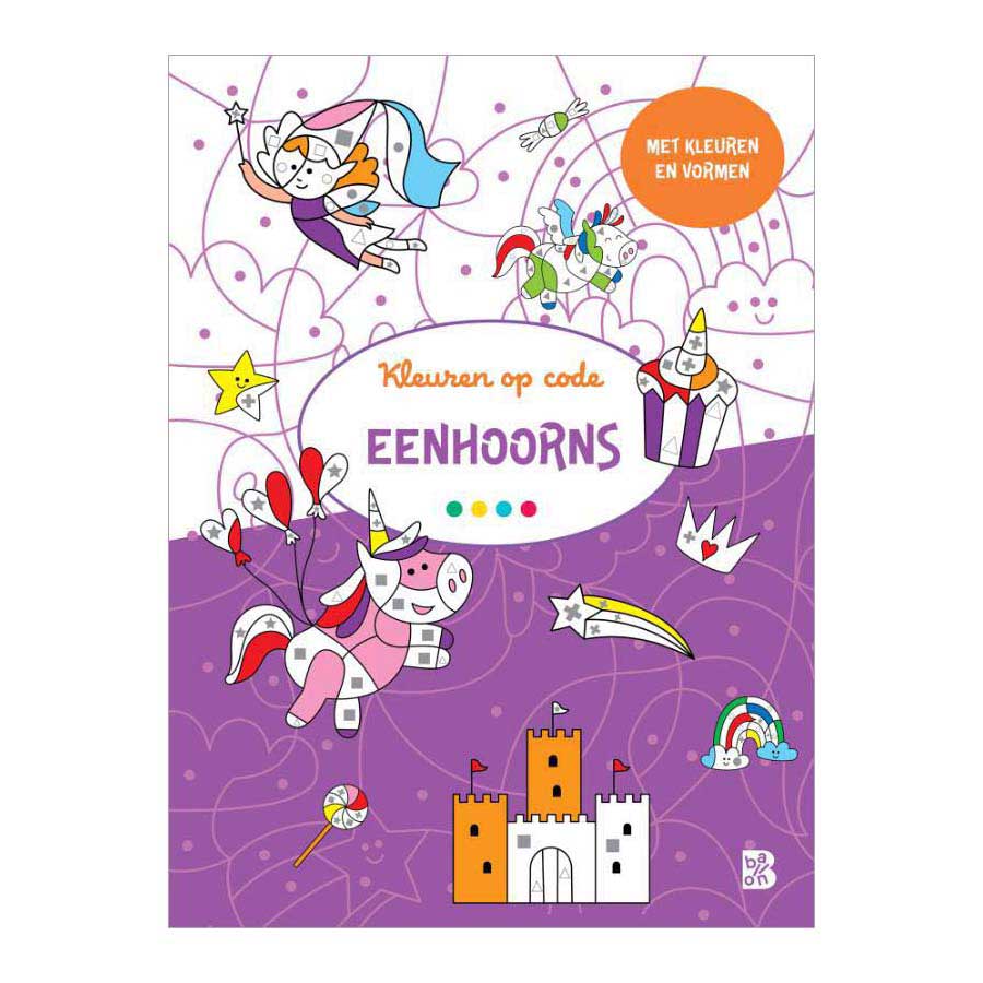 Standaard Uitgeverij - Standaard Uitgeverij Kleuren op code - eenhoorns 3+