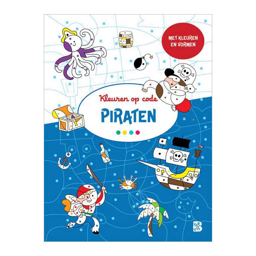 Standaard Uitgeverij - Standaard Uitgeverij Kleuren op code: piraten 3+