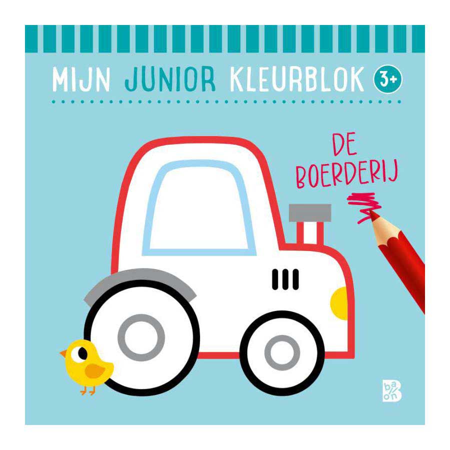 Standaard Uitgeverij - Standaard Uitgeverij Mijn junior kleurblok - de boerderij 3+