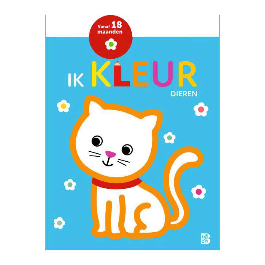 Standaard Uitgeverij - Standaard Uitgeverij Mijn allereerste kleurboek - ik kleur dieren 18m+