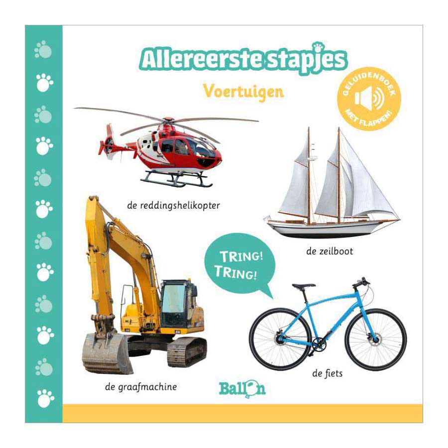 Standaard uitgeverij geluidenboek - voertuigen