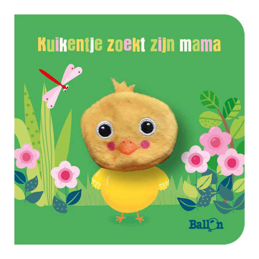 Standaard Uitgeverij - Standaard Uitgeverij Kartonboek met vingerpopje - kuikentje zoekt zijn mama