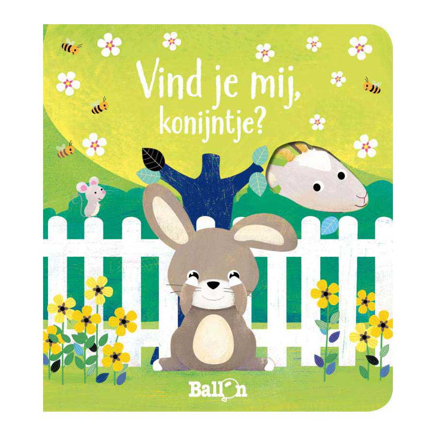 Ballon vind je mij, konijntje? (kijkgaatjes)