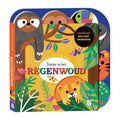 Standaard uitgeverij zoek- en voelboek - dieren in het regenwoud 12m+