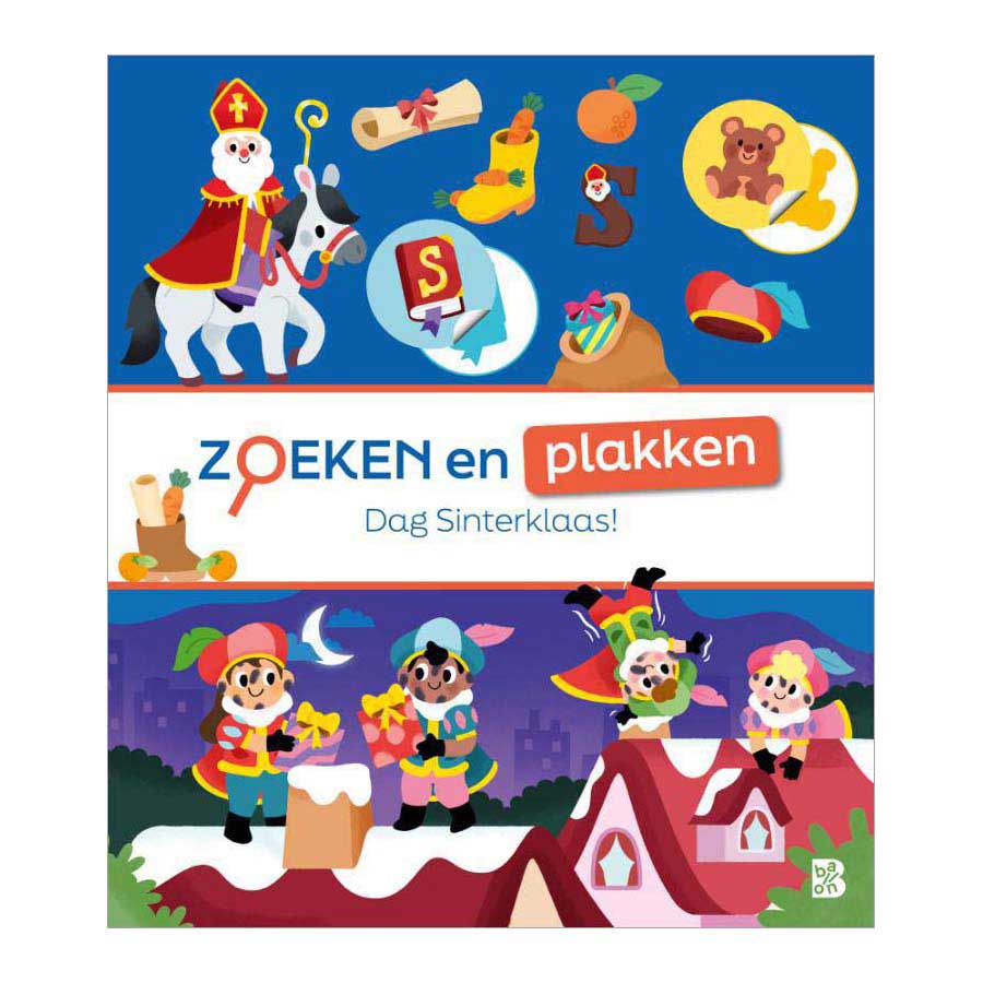 Standaard Uitgeverij - Standaard Uitgeverij Zoeken en plakken - dag sinterklaas! 3+