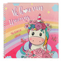 Mondikaarten sticker- en sjablonenboek ik hou van unicorns