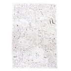 Wins holland megagroot tafelkleed om in te kleuren, 98x68cm