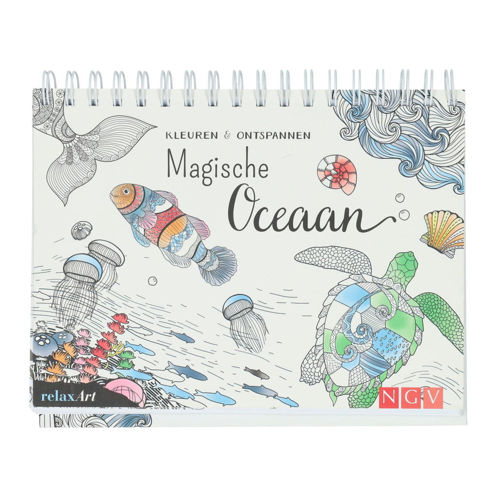 Mondikaarten - Mondikaarten Magische oceaan kleuren en ontspannen - kleurboek