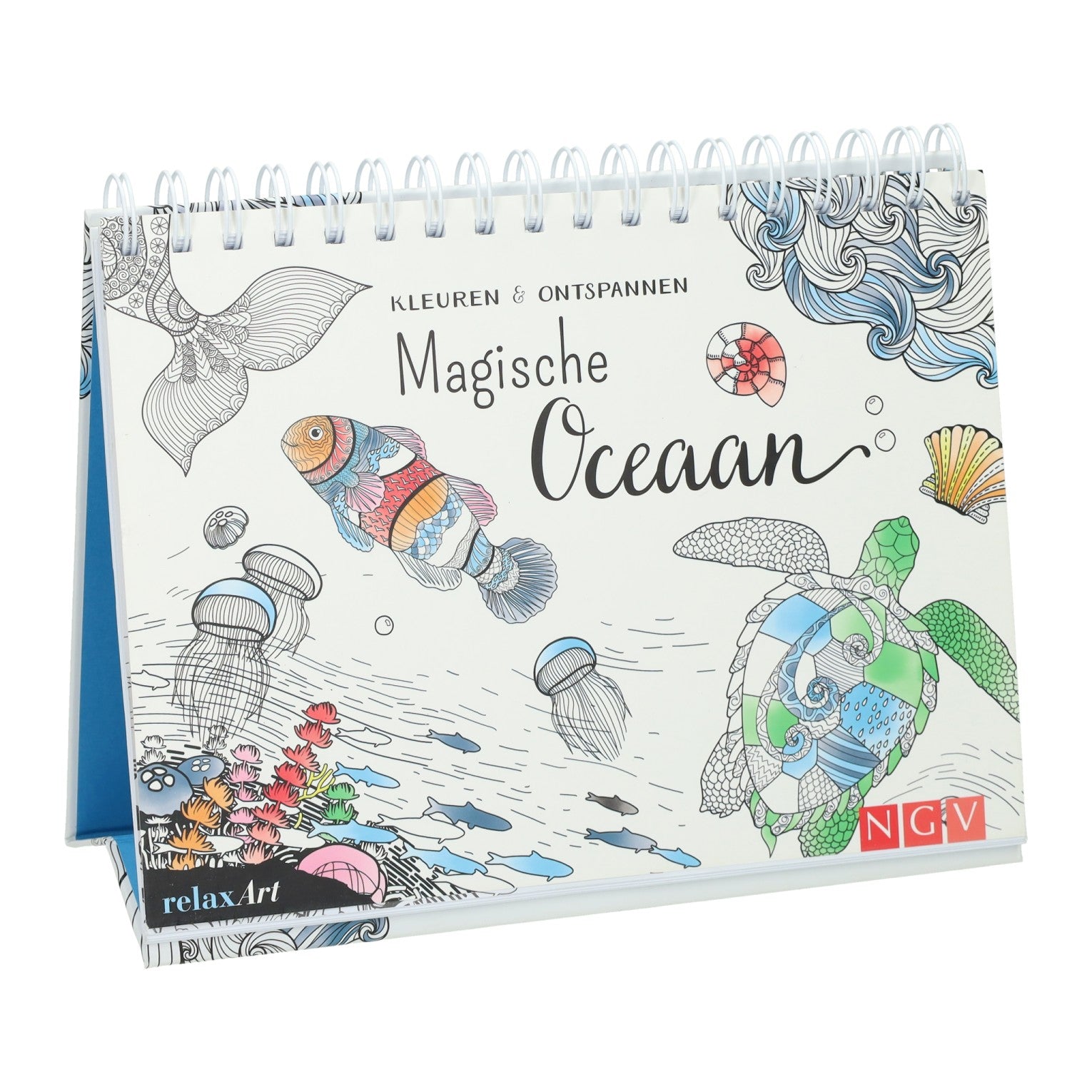 Mondikaarten - Mondikaarten Magische oceaan kleuren en ontspannen - kleurboek
