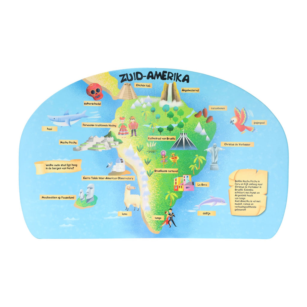 Mondikaarten - Mondikaarten Mijn eerste wereldatlas