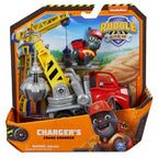 Rubble & Crew - Rubble & Crew - charger’s kraanwagen met speelfiguur en beweegbare onderdelen - paw patrol speelgoed