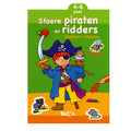 Plakken en Kleuren - Stoere Piraten en Ridders, 4-6 jaar