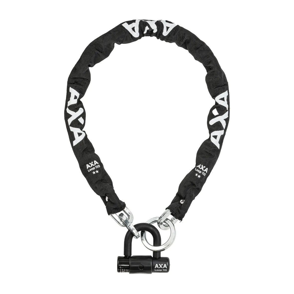 Axa - Kettingslot loop 110 - zwart