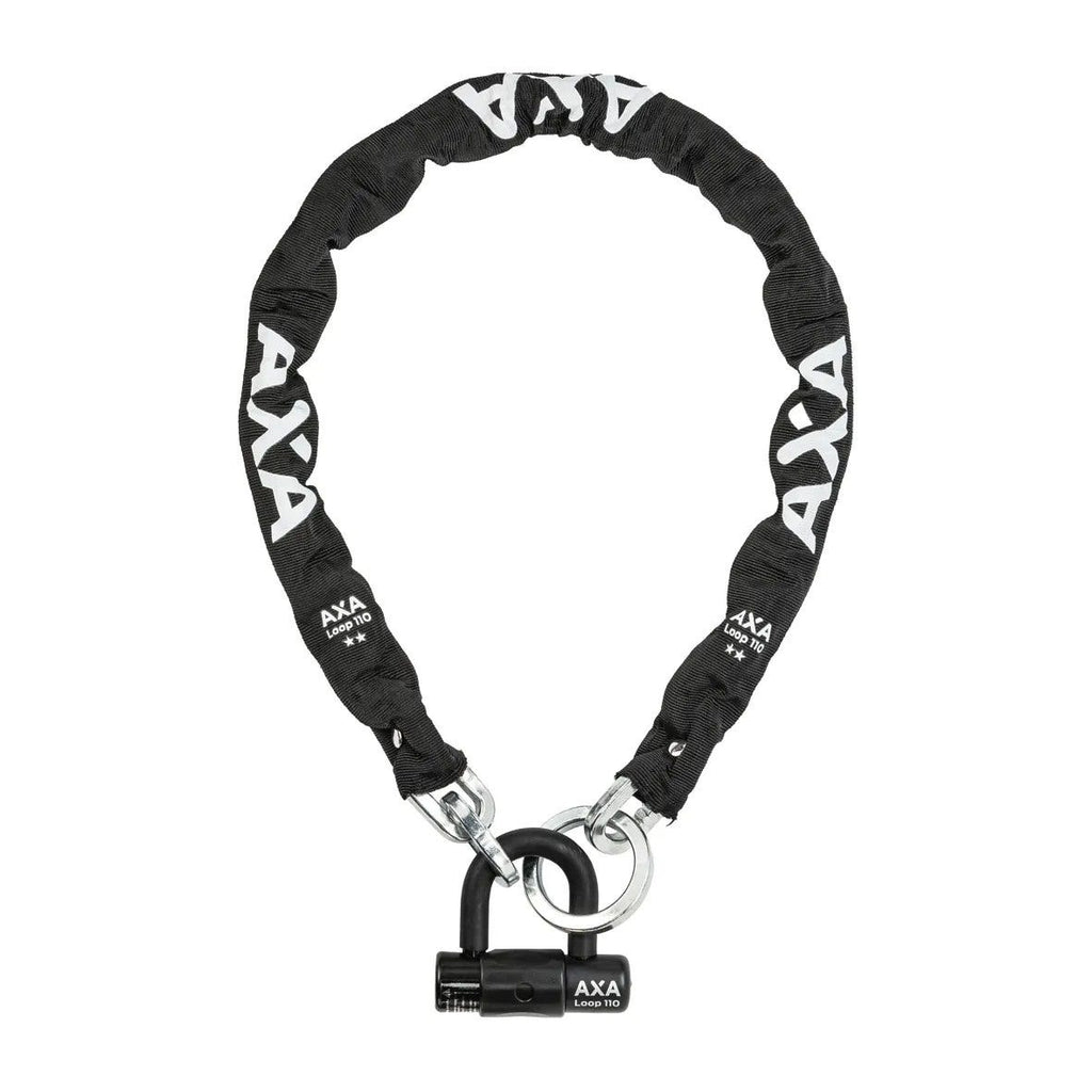 Axa kettingslot loop 110 - zwart