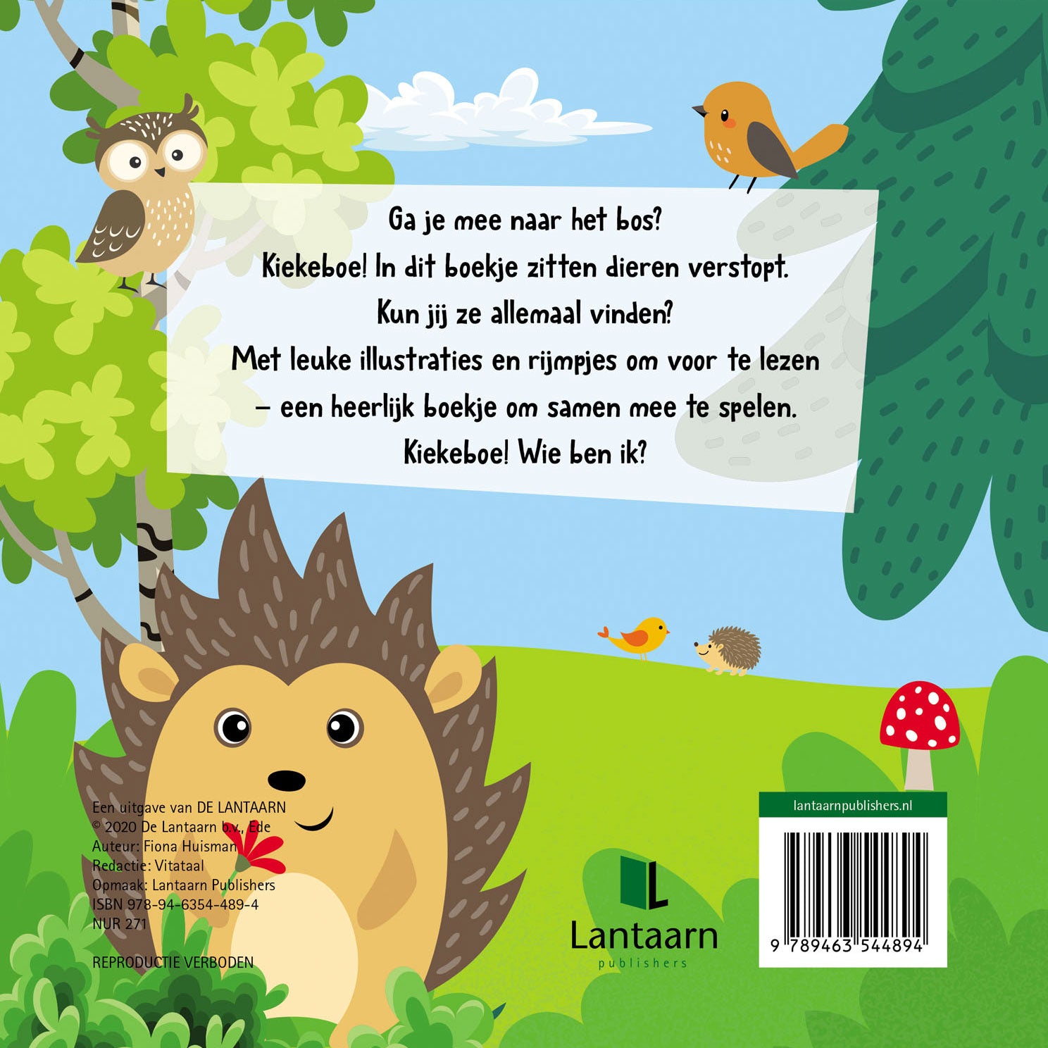 Lantaarn mijn kiekeboek - bosvriendjes