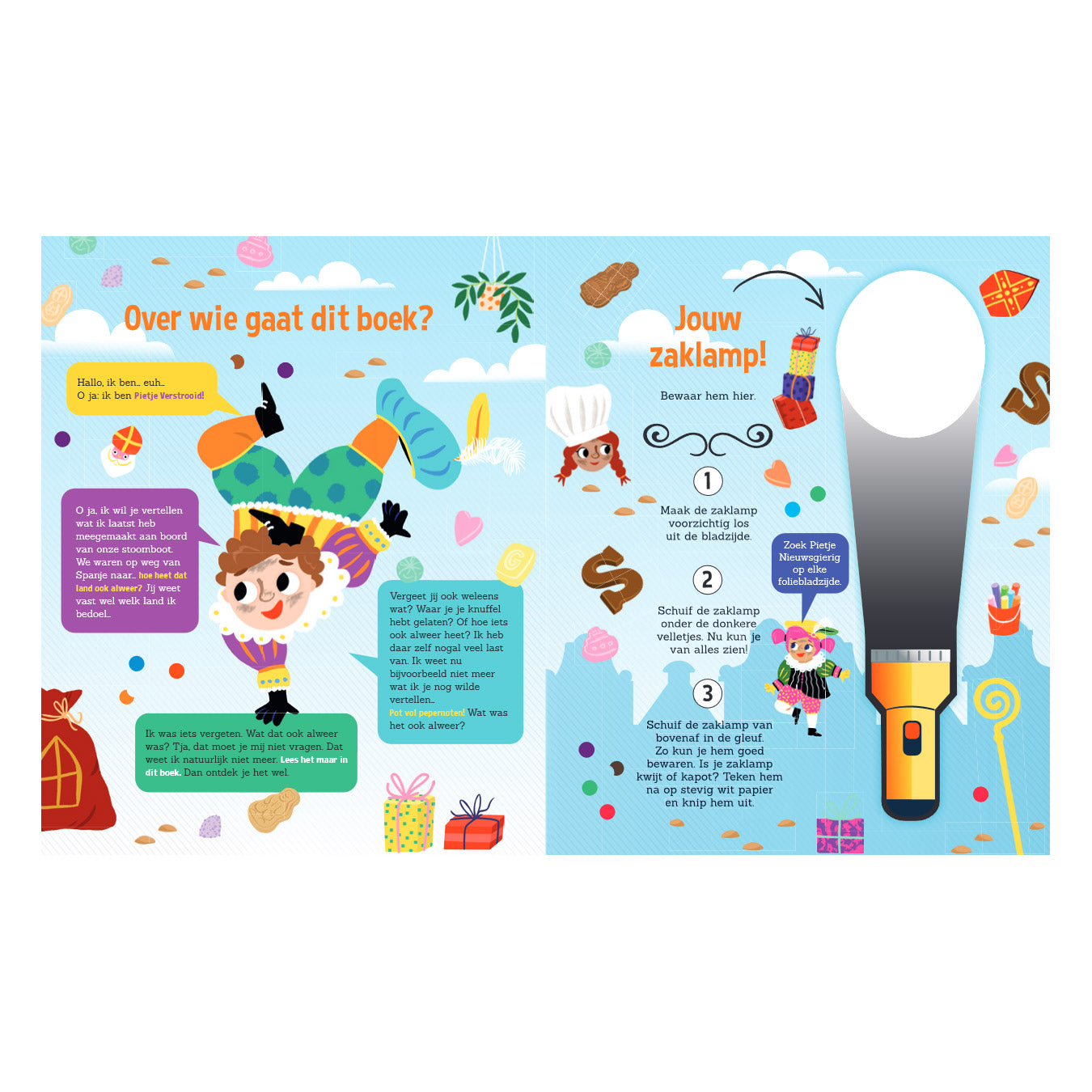 Centraal Boekhuis - Centraal Boekhuis Speuren naar sinterklaas + kartonnen zaklamp
