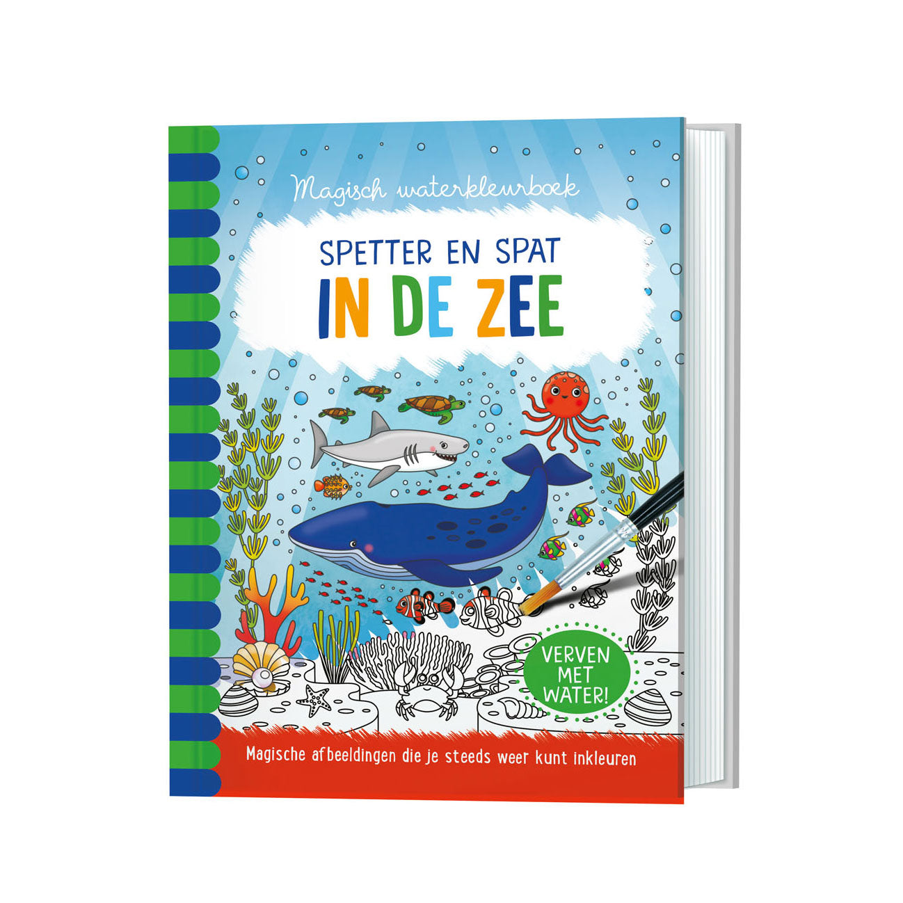 Magisch waterkleurboek In de zee