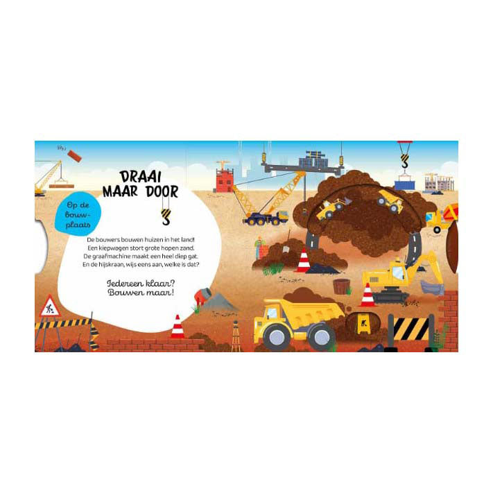 Lantaarn Publishers - Lantaarn Publishers Draai maar door - voertuigen & machines kartonboek