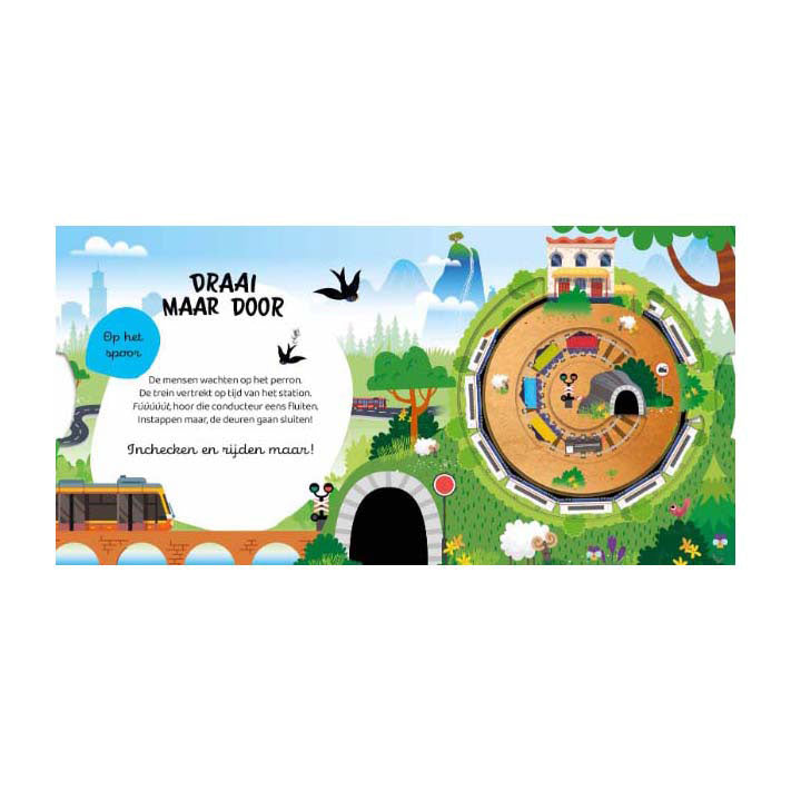 Lantaarn Publishers - Lantaarn Publishers Draai maar door - voertuigen & machines kartonboek