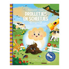 Lantaarn publishers speuren naar drolletjes en scheetjes zoekboek met kartonnen zaklamp