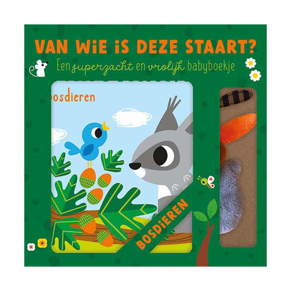 Lantaarn publishers van wie is deze staart? bosdieren babyboek