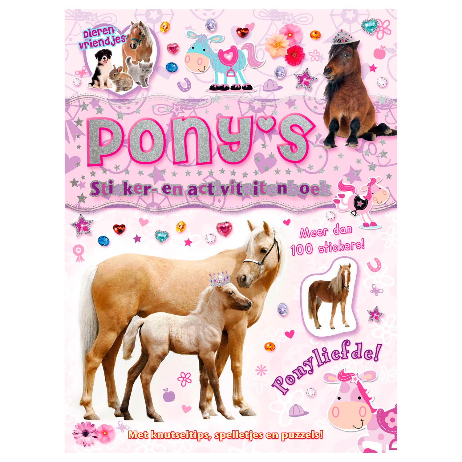 Rebo Publishers - Rebo Publishers Dierenvriendjes - pony's sticker- en activiteitenboek