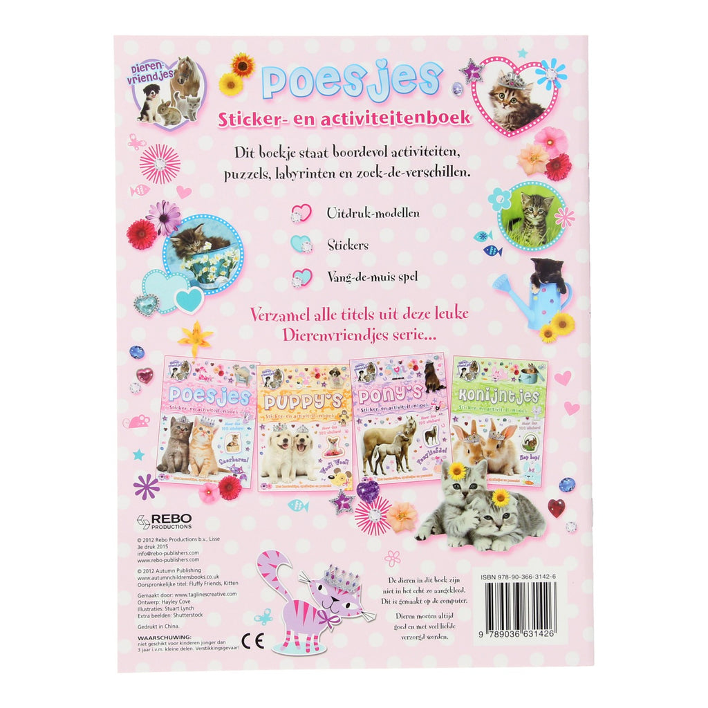 - Dierenvriendjes - Poesjes Sticker- en Activiteitenboek