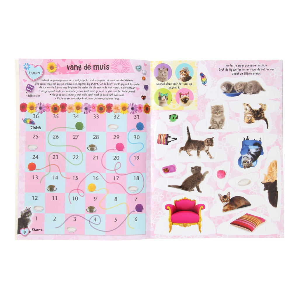 - Dierenvriendjes - Poesjes Sticker- en Activiteitenboek