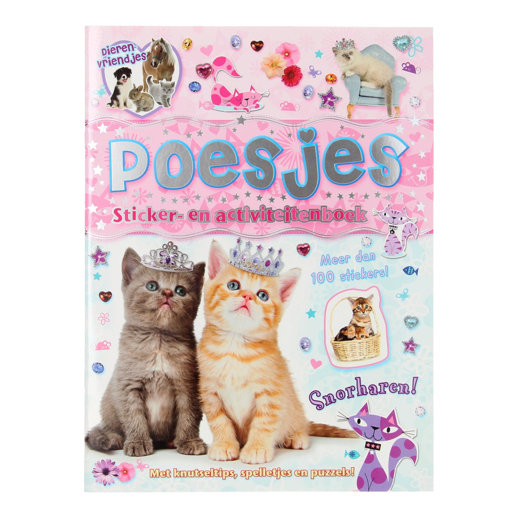 - Dierenvriendjes - Poesjes Sticker- en Activiteitenboek
