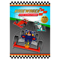 Rebo Publishers - Rebo Publishers Sticker- en spelletjesboek racewagen