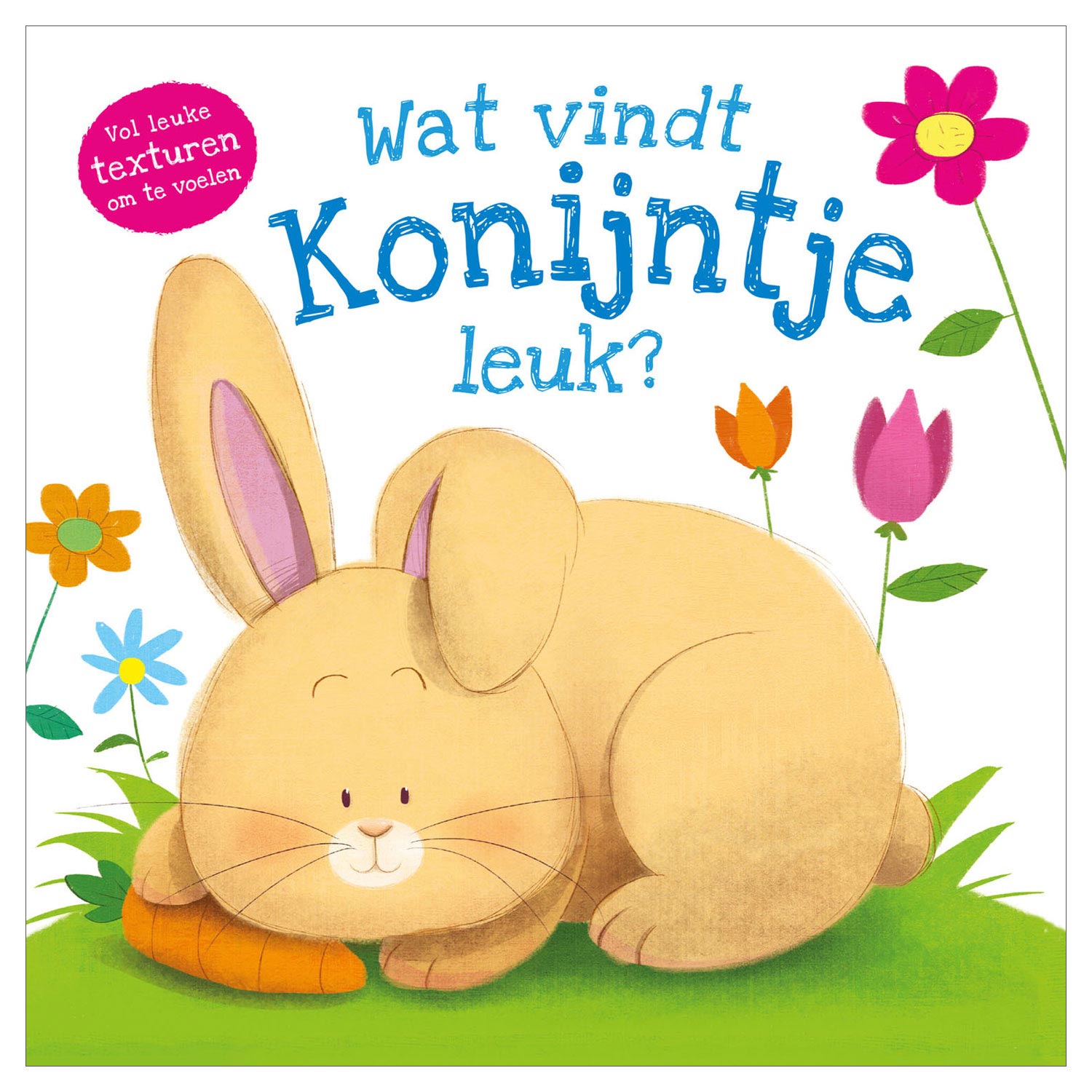 Rebo Publishers - Rebo Publishers Voelboek - wat vindt konijntje leuk?