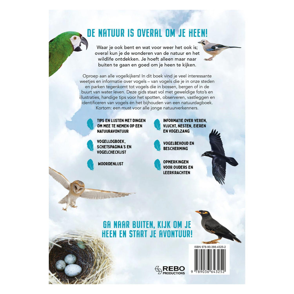 Rebo Publishers - Rebo Publishers Vogels - gids en natuurdagboek voor kinderen
