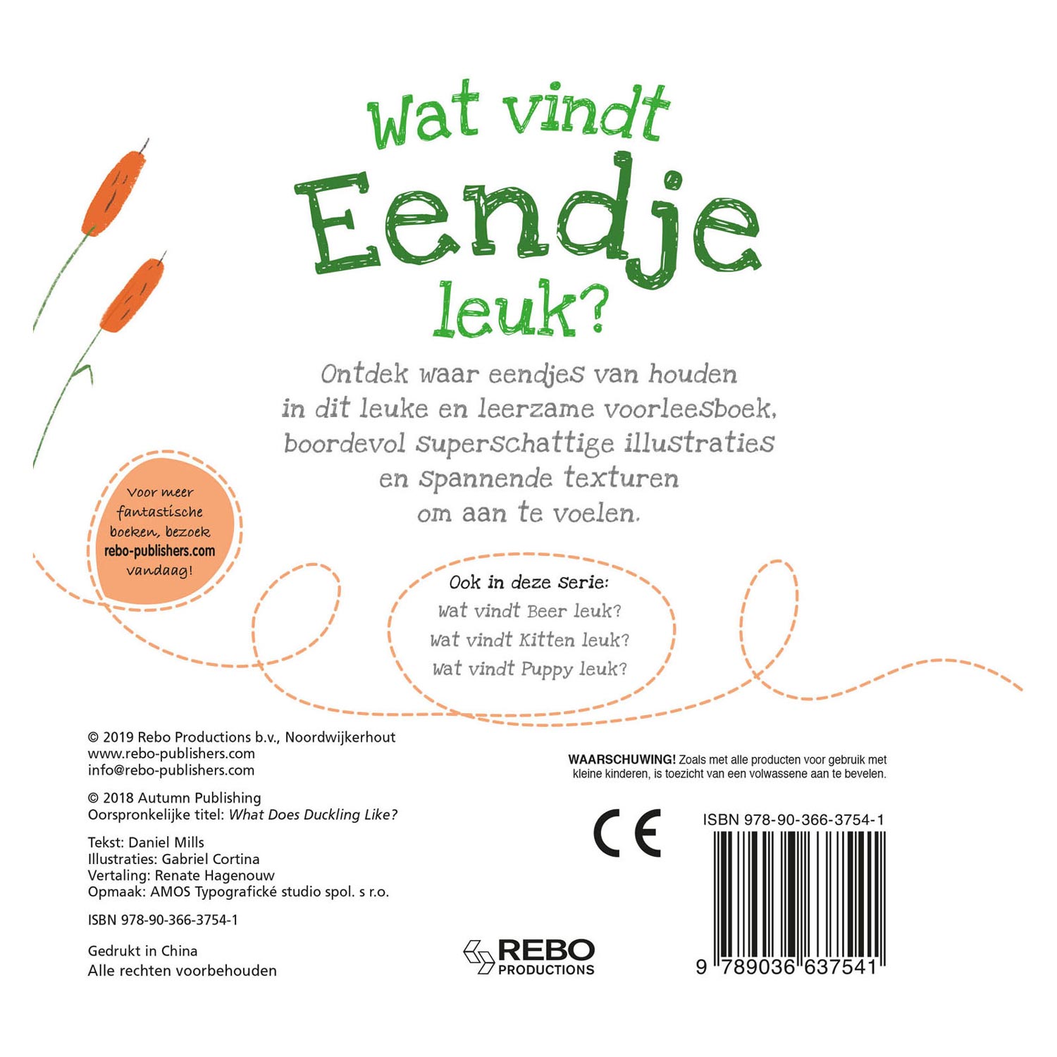 Rebo Publishers - Rebo Publishers Voelboek - wat vindt eendje leuk?