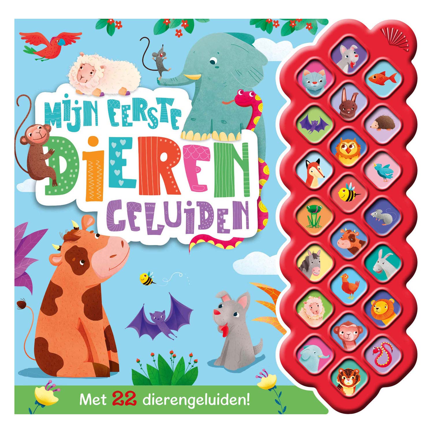 Rebo Publishers - Rebo Publishers Geluidenboek mijn eerste dierengeluiden (22 geluiden!)