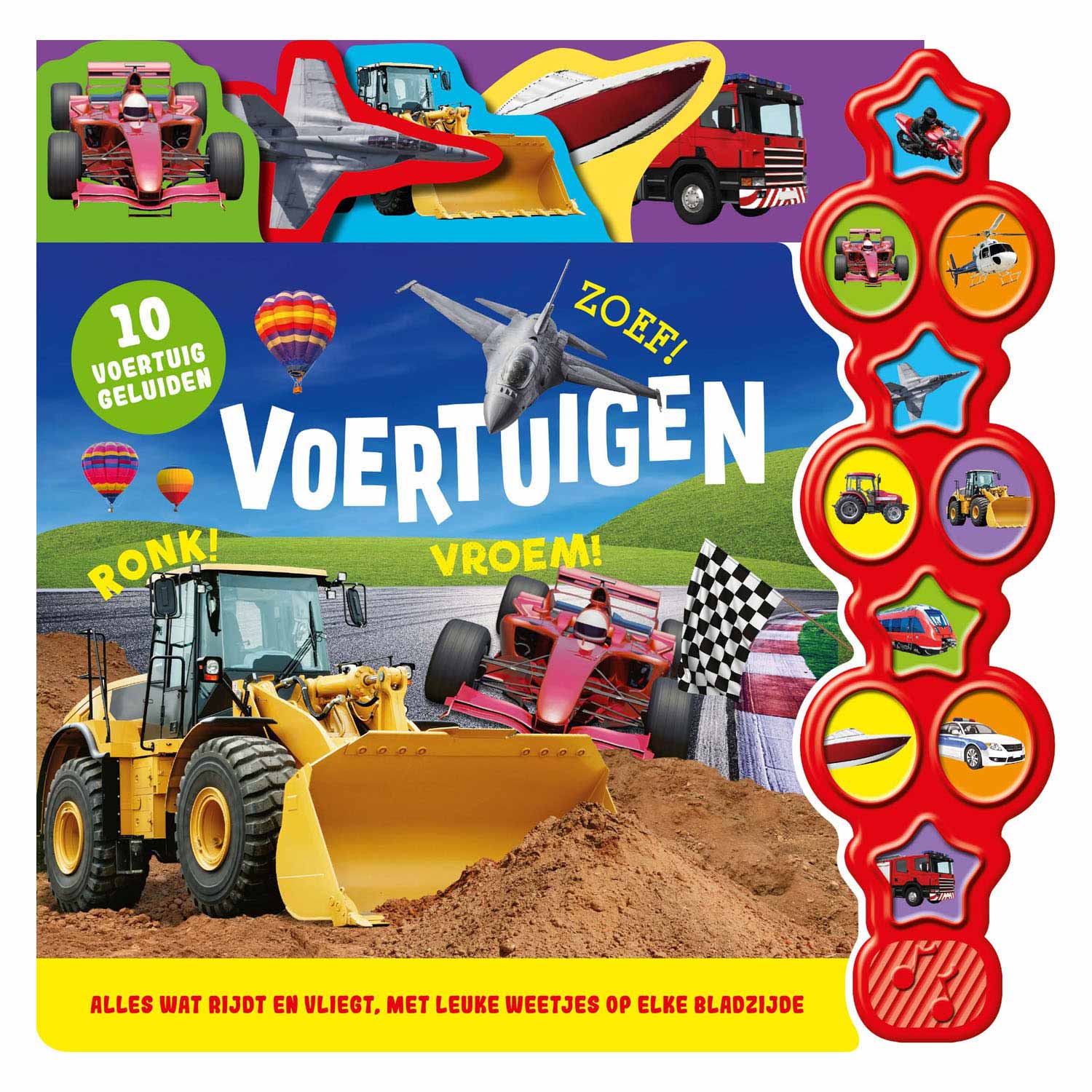 Boek geluidenboek voertuigen