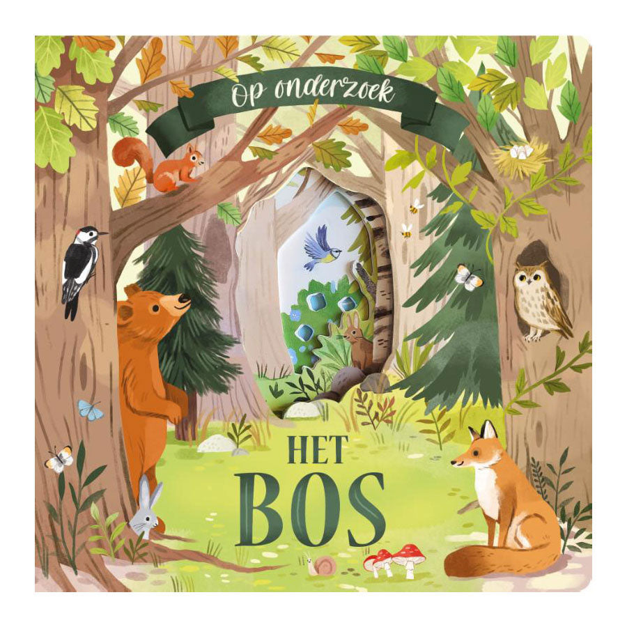 Rebo Publishers - Rebo Publishers Het bos - op onderzoek flapjesboek