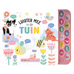 Geluidenboek: luister mee in de tuin. 4+