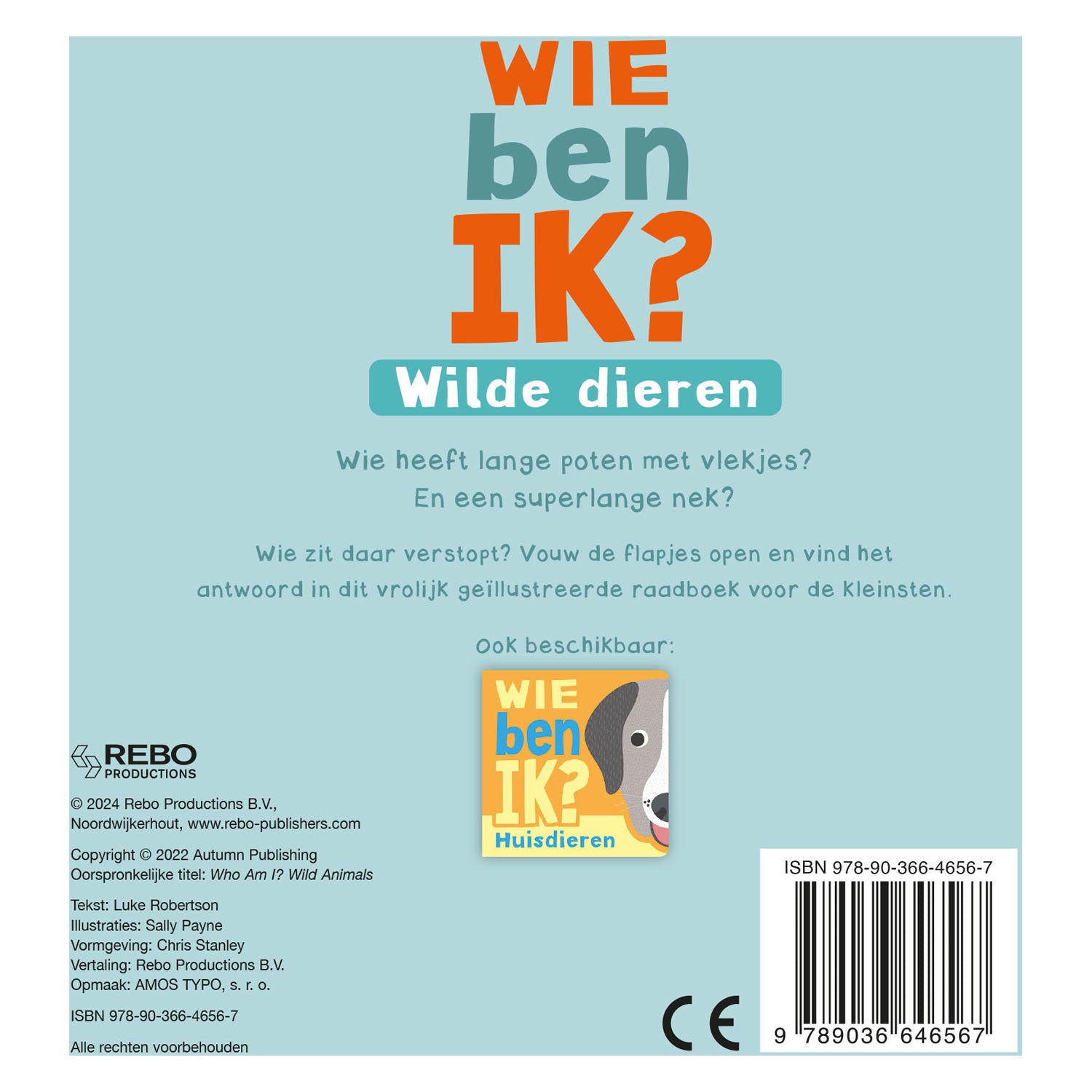 Rebo Publishers - Rebo Publishers Wie ben ik? wilde dieren
