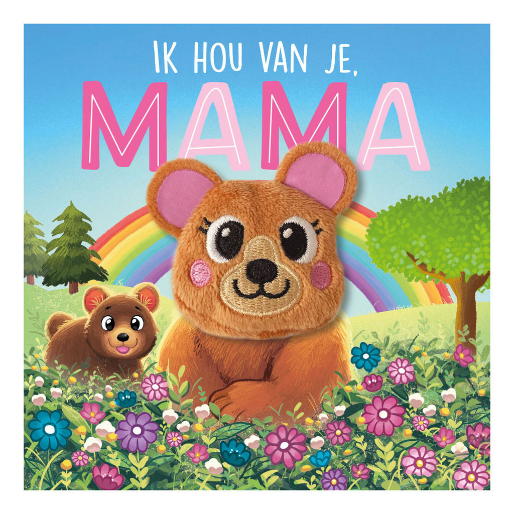 Rebo publishers vingerpopboekje: ik hou van je mama. 0+