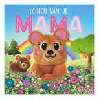 Rebo publishers vingerpopboekje: ik hou van je mama. 0+
