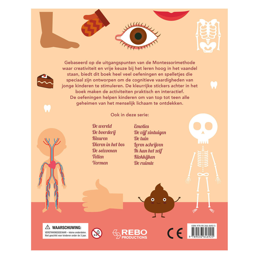 Rebo Publishers - Rebo Publishers Menselijk lichaam-leukste oefenboek