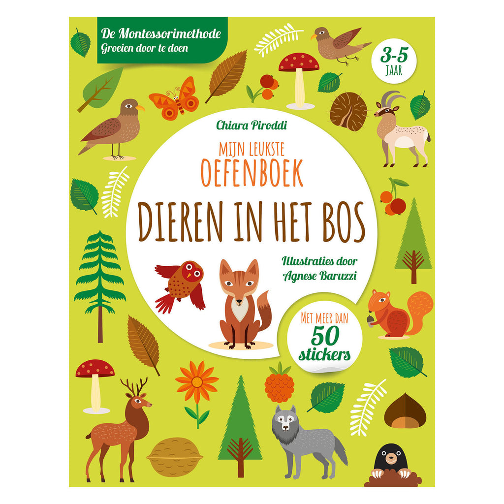 Rebo publishers dieren in het bos - oefenboek