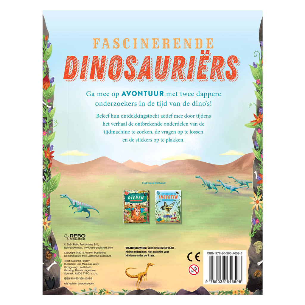 Rebo Publishers - Rebo Publishers Fascinerende dinosauriers-stickers