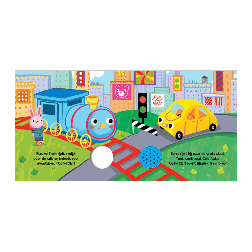 Rebo Publishers - Rebo Publishers Blauwe trein - geluidenboek